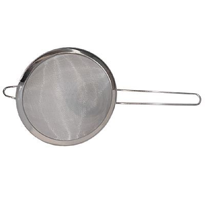Peneira coador em aço inox 18cm